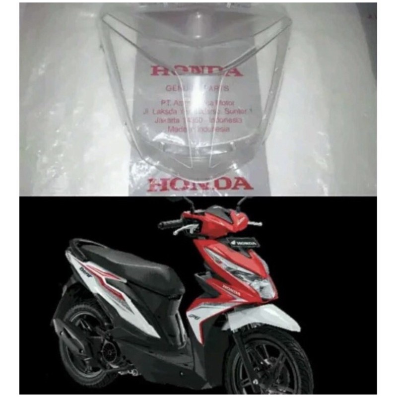 MIKA DEPAN KACA MIKA LAMPU DEPAN ALL NEW BEAT ECO BEAT STREET ORIGINAL