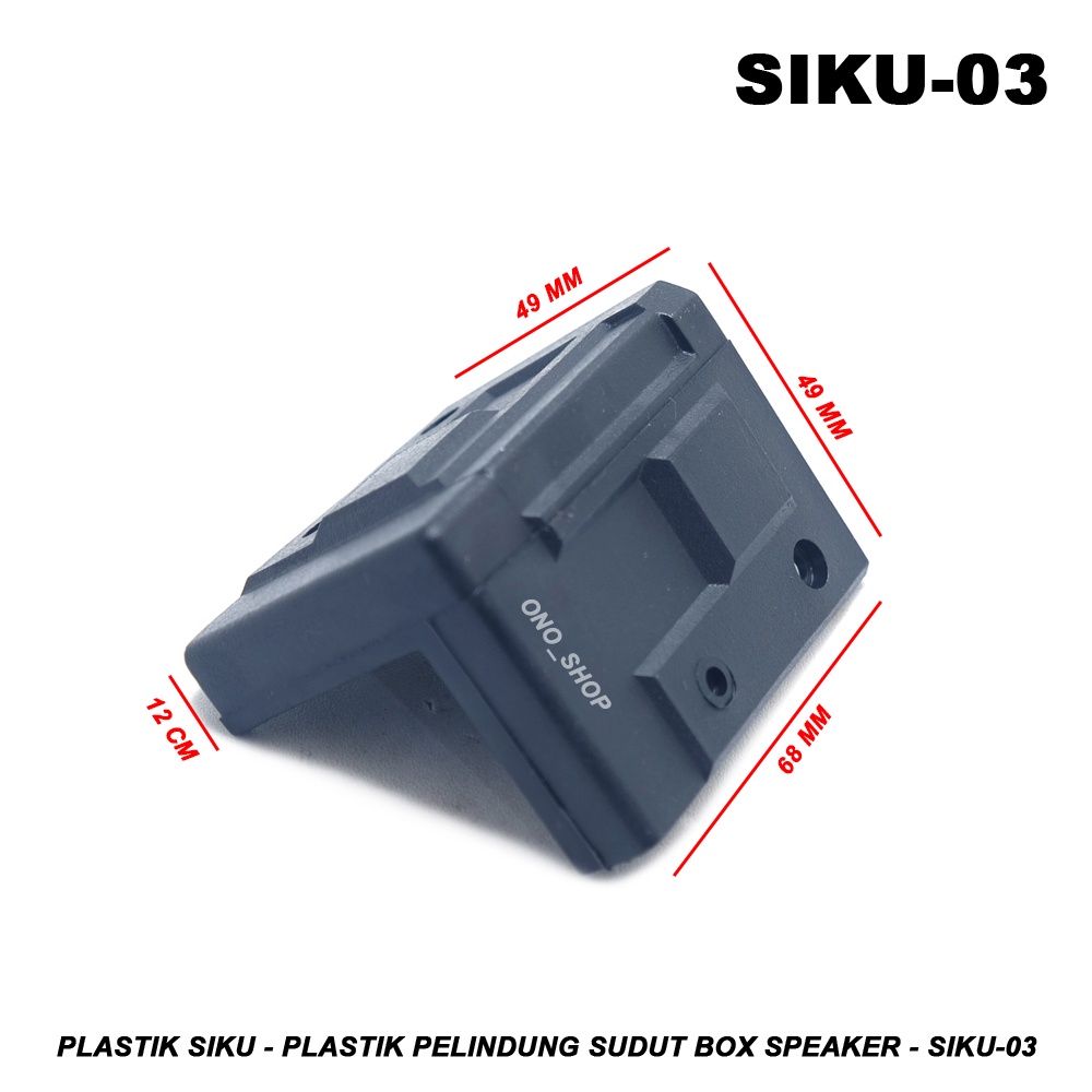 Plastik Siku - Plastik Pelindung Sudut Box Speaker - SIKU-03