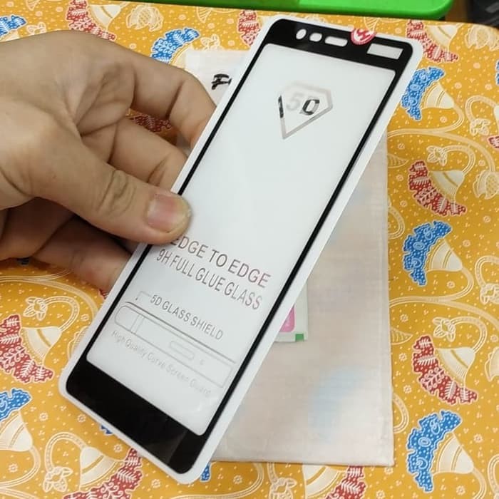 Tempered glass full nokia 5.1 5,1 kaca gorila glass full mantap murah