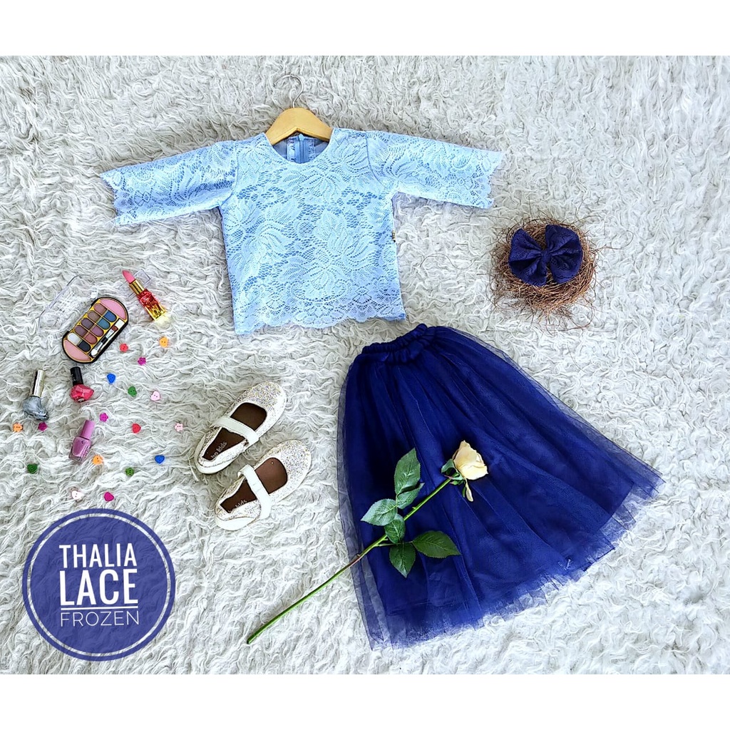 Setelan Thalia Lace Anak Unik/Setelan Anak murah/kebaya anak murah/kebaya tutu