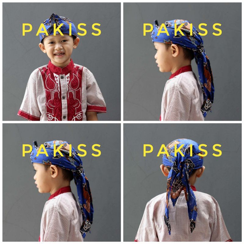 Blangkon Anak Motif Batik Cirebonan - Blangkon Anak Motif Batik 6