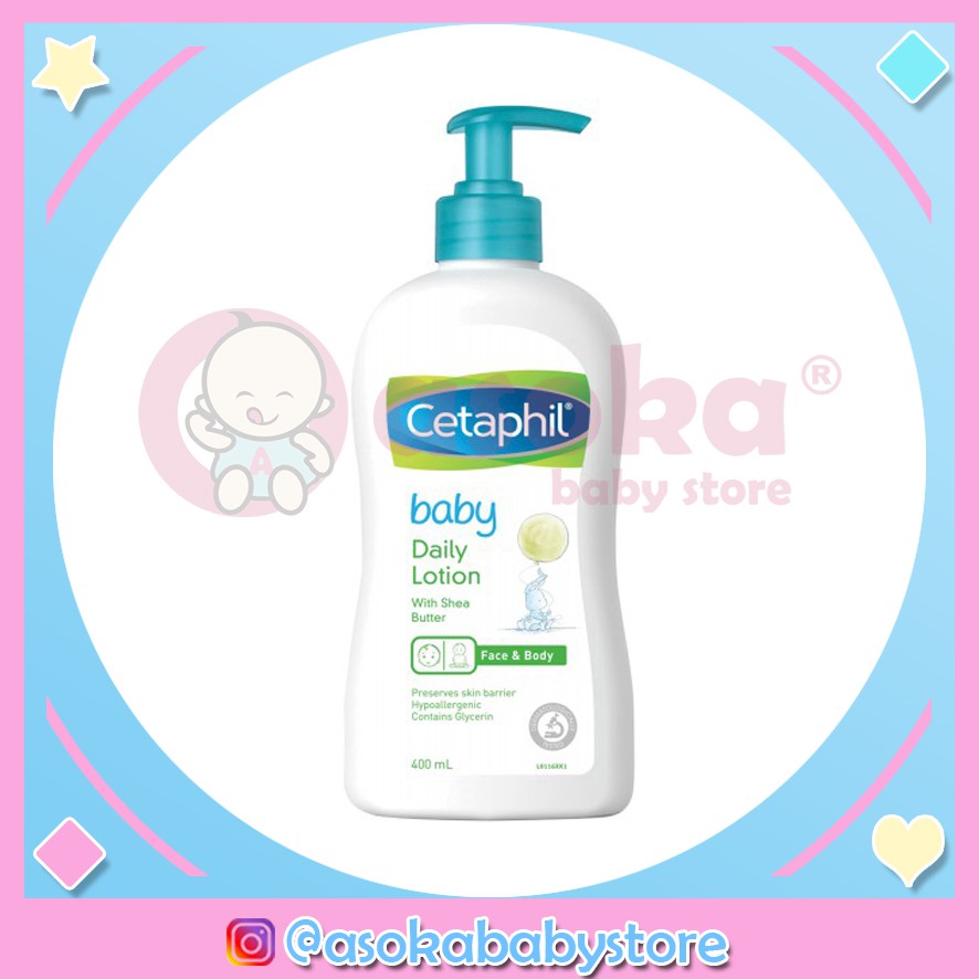 Cetaphil Baby Daily Lotion With Shea Butter 400ml ASOKA