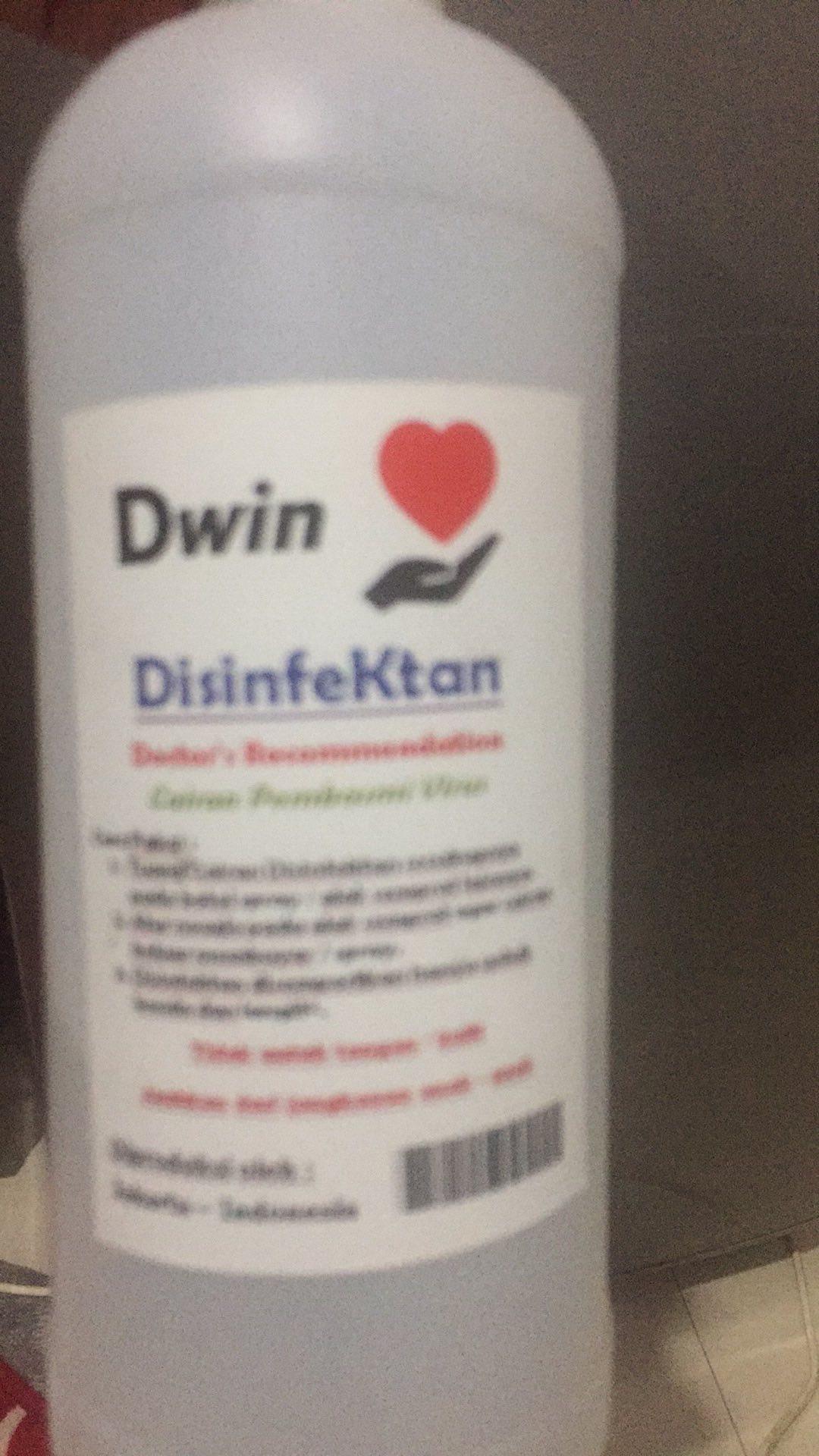Disinfektan 1 Liter / 1000 Ml + Botol Spray Disinfectant Desinfektan