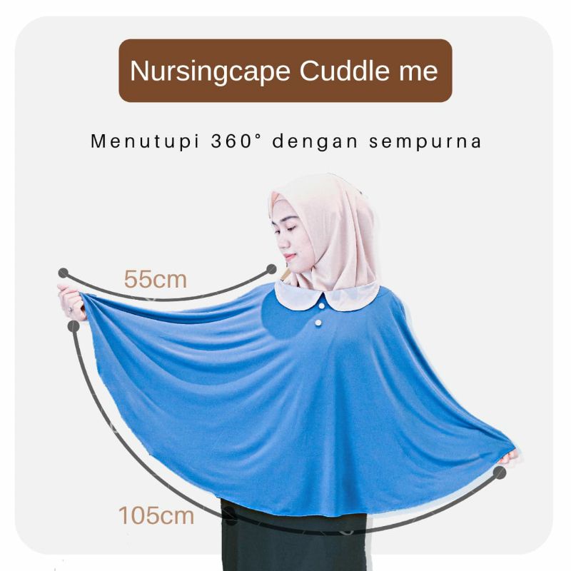 Apron Menyusui Nursing Cape CuddleMe | Nursing Cover Baju Busui