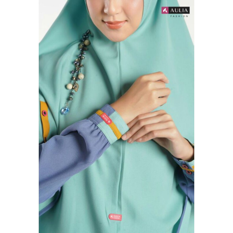 launa babylone blue mint by Aulia fashion