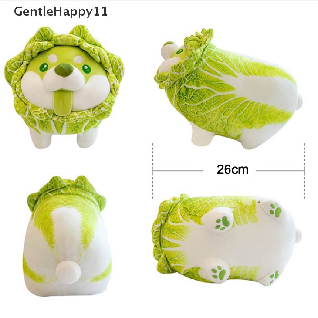 Gentlehappy Kubis Shiba Inu Anjing Lucu Peri Sayur Anime Mainan Mewah Boneka Berbulu