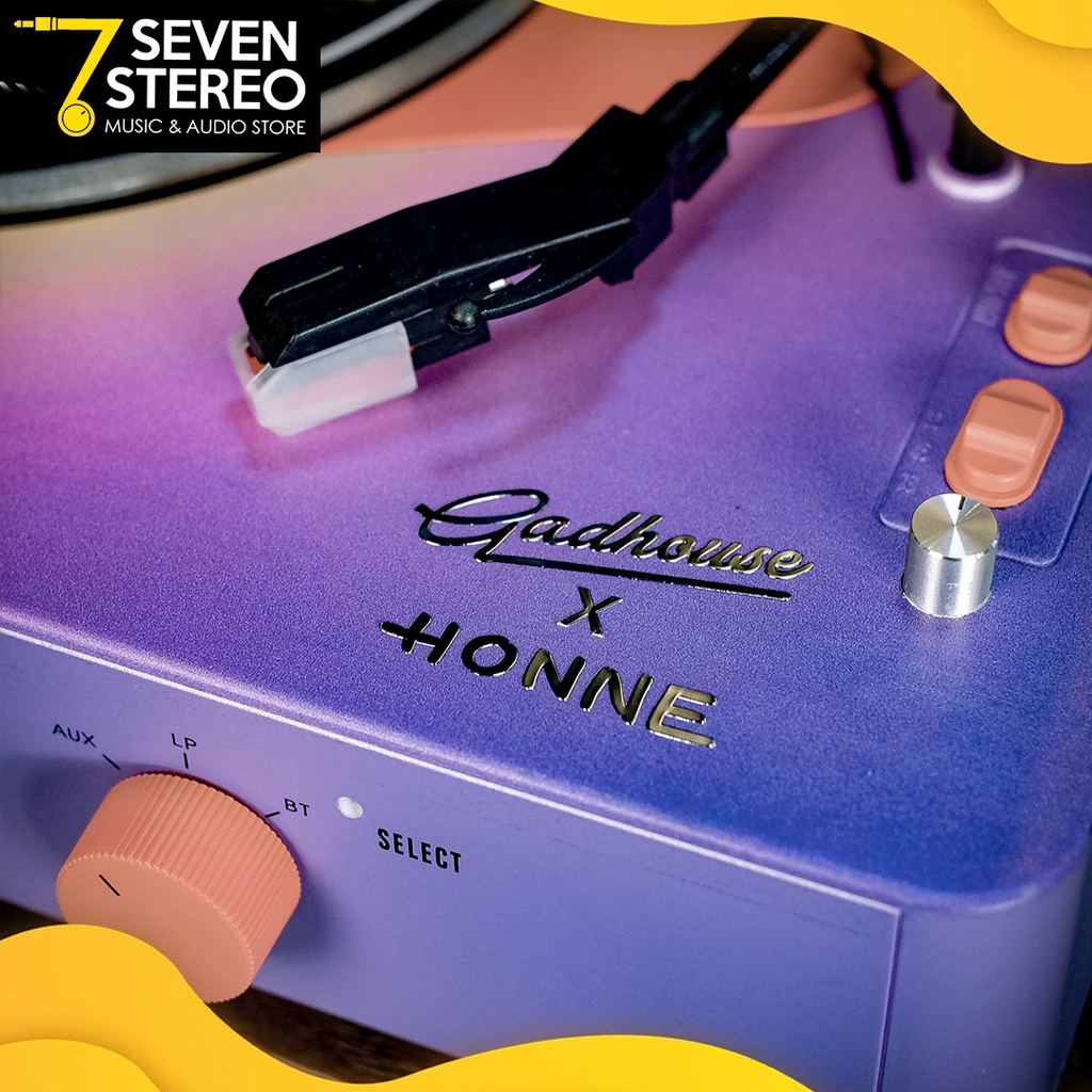 GADHOUSE x HONNE Brad Vinyl Turntable Player Pemutar Piringan Hitam