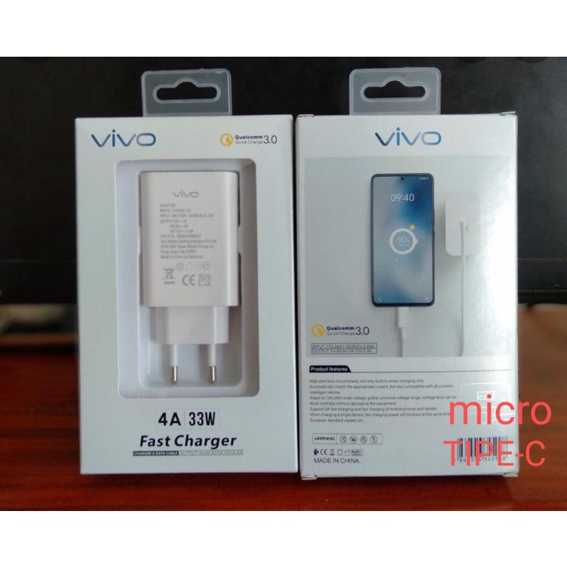 TC/CHARGER/CAS HP VIVO 4A/33w micro/type C  FHAST CHARGER/ASLI/REAL ORIGINAL 99%