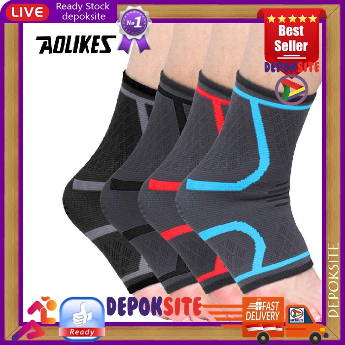AOLIKES 7132 Ankle Support Pelindung Ankle Kaki Ankle Bracer Ankle Protector Fitness Gym Olahraga
