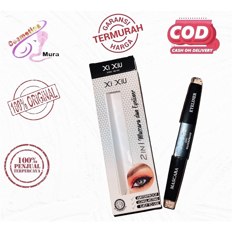 xi xiu 2in1 mascara and eyeliner - xiu xiu maskara dan eyeliner jadi 1 bpom