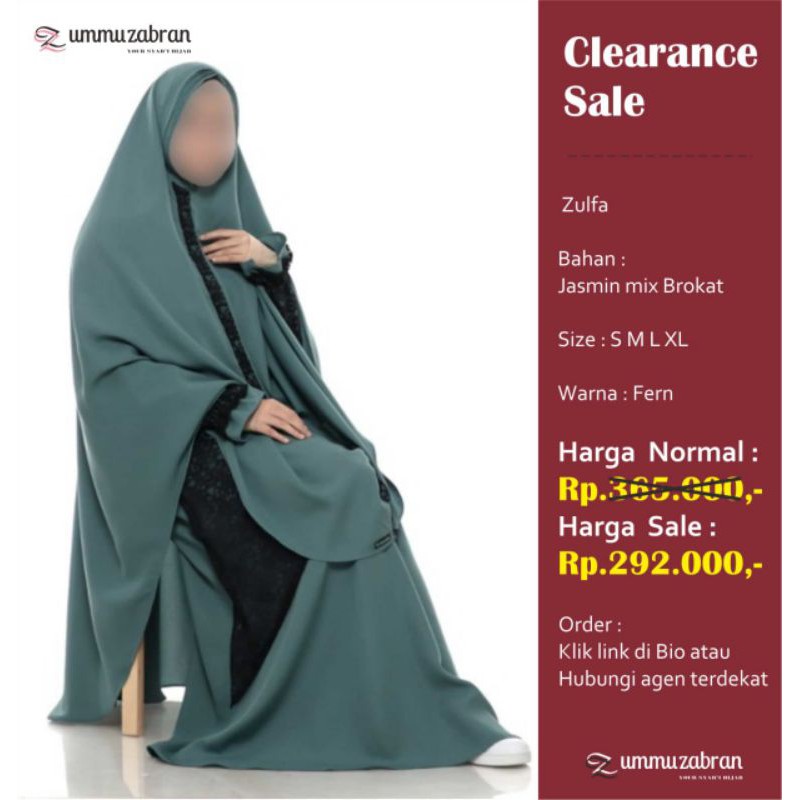 Zulfa Ummu zabran harga sale