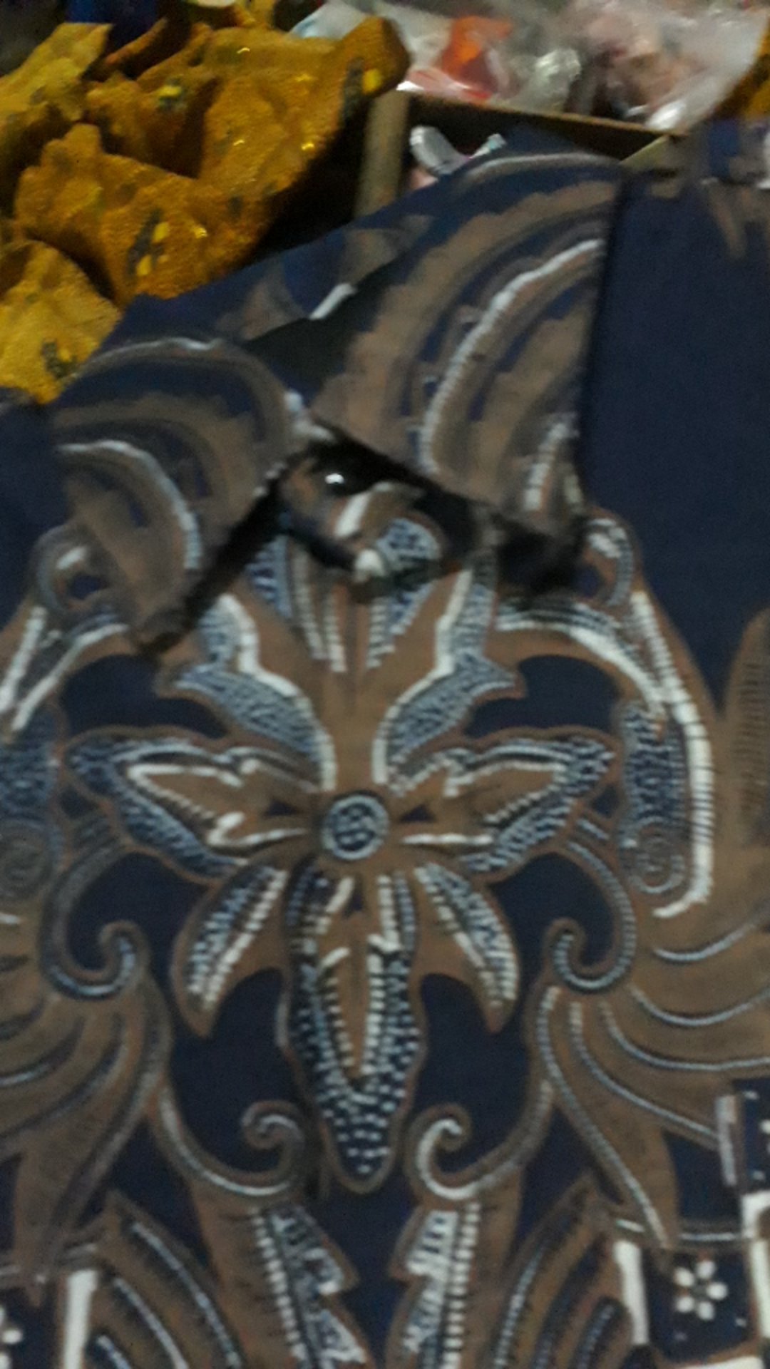 Japunta Blue Kemeja Batik Pria Lengan Panjang By Batik Anjani