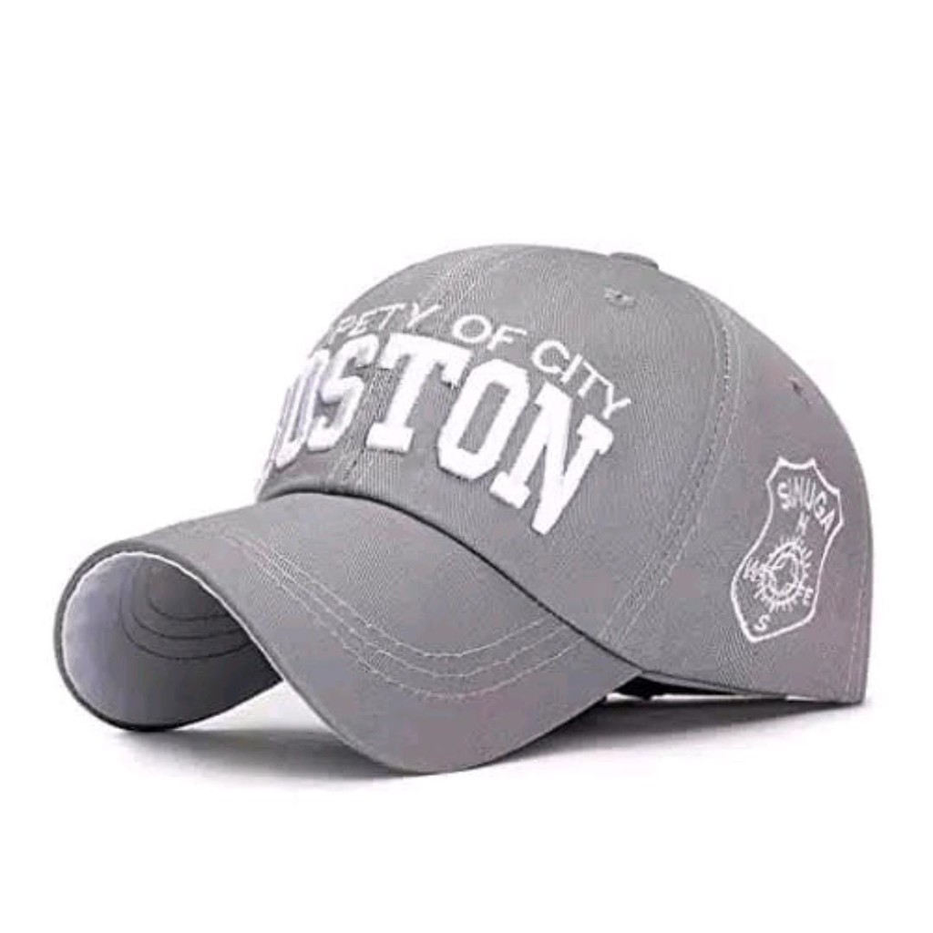 Topi Base Ball Distro BOSTON Pria dan Wanita Masa Kini Trendy