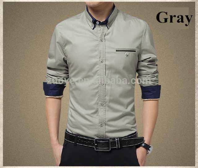 JA - [MR grey xl OT] Kemeja Pria - Kemeja Pria Lengan Panjang - Kemeja Slim Fit Pria - Atasan Pria