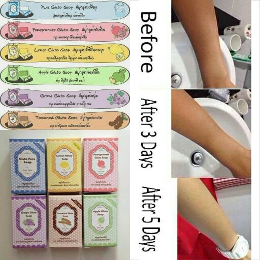 Gluta Soap (Sabun Gluta) By Wink White Import Thailand / Original 100%