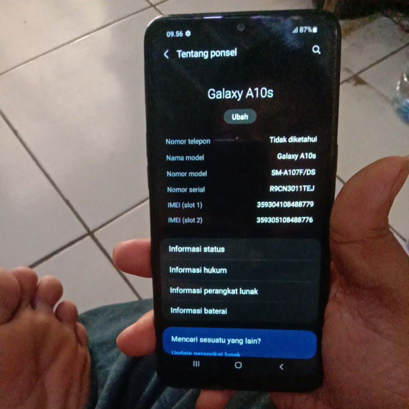 SAMSUNG A10S RAM 2/32GB SECOND