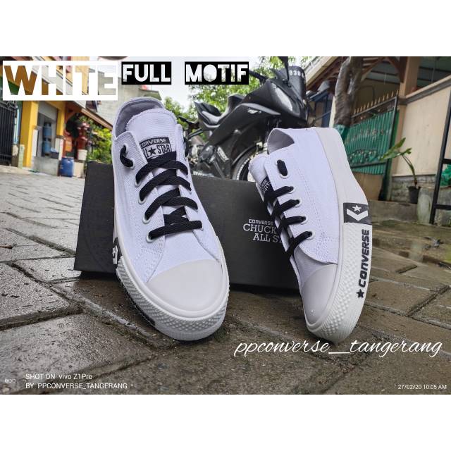 SEPATU SEKOLAH PRIA WANITA CONVERS NEW RELEASE UNDEFEATED CHUCKTAYLOR II FULL MOTIF