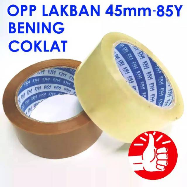 

LAKBAN BESAR OPP ISOLASI SELOTIP TEBAL EKA TAPE 45MM 85Y DAIMARU