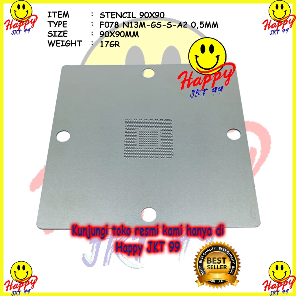 [ HAPPY JKT 99 ] STENCIL 90X90 N13M-GS-S-A2 N14M-GL-S-A2 N13M N14M N13P N14P