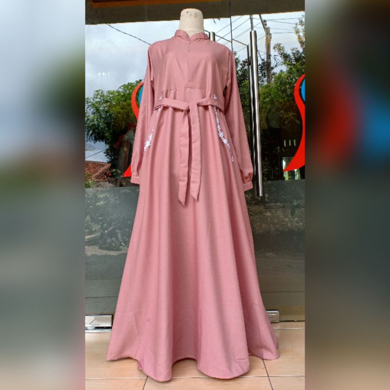 GAMIS TOYOBO DEWASA./BAJU WANITA RENDA MELATI SAKU.