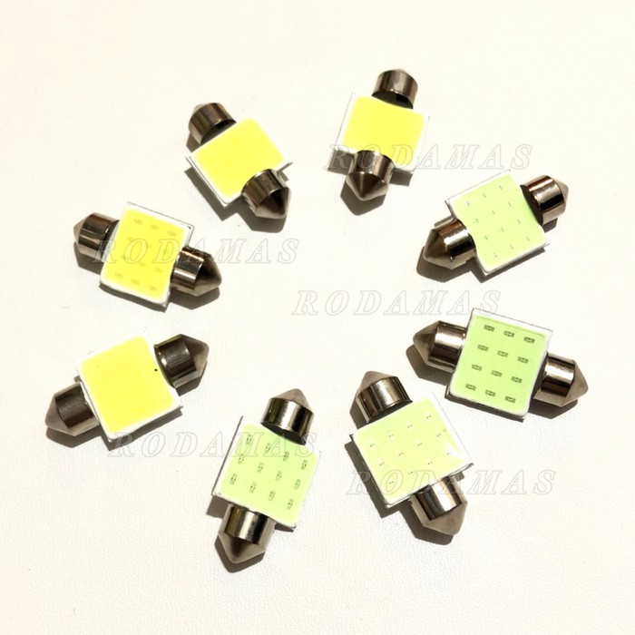 Lampu LED KABIN / PLAFON FESTOON MOBIL 12 COB PLASMA 31MM 36MM