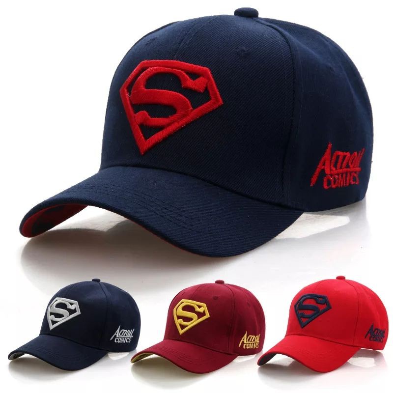 Topi Anak Bordir Superman/Topi Anak Karakter Superhero/Topi Murah
