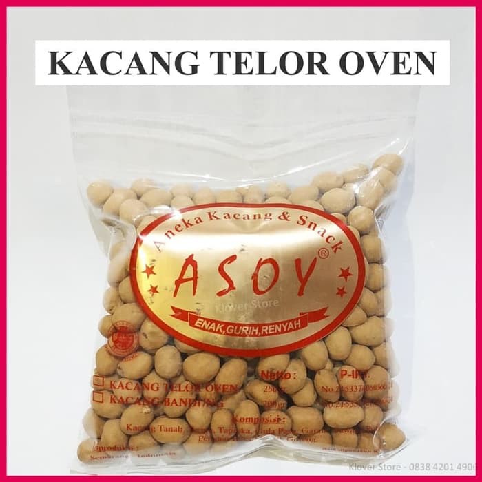 

ASOY Kacang Telor Telur Oven CemilanCamilanSnackOlehOleh Semarang mknn114