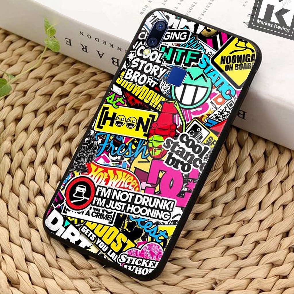Case Vivo Y91 / Y93 / Y95 - Casing Vivo Y91 / Y93 / Y95 - ( Graffity ) - Case Hp - Casing Hp Terbaru