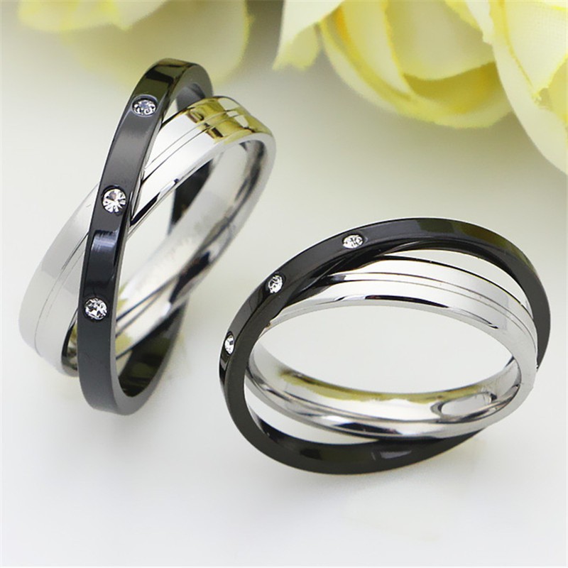 Cincin Couple / Tunangan / Nikah / Pasangan / Kawin / Titanium C066