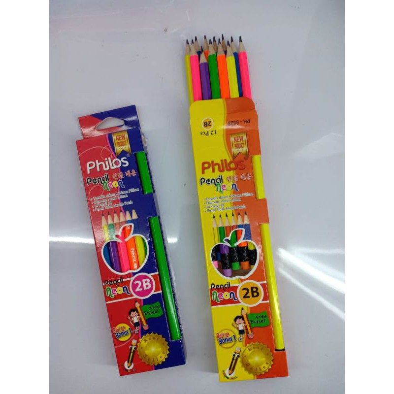 

Pensil Kayu Philos isi 12 pcs