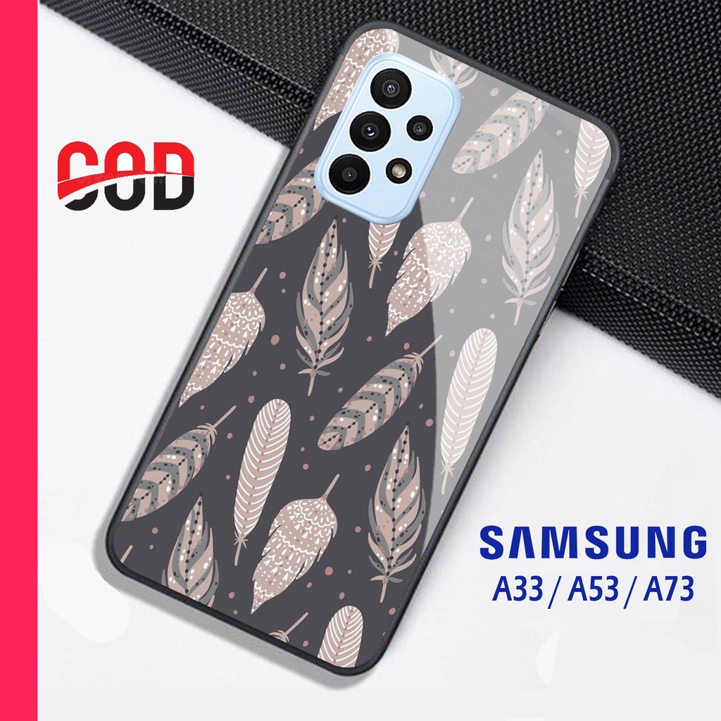 Softcase Glass [S75] SAMSUNG A33/A53/A73 - casing pelindung - SAMSUNG A33/A53/A73 - pelindung handph