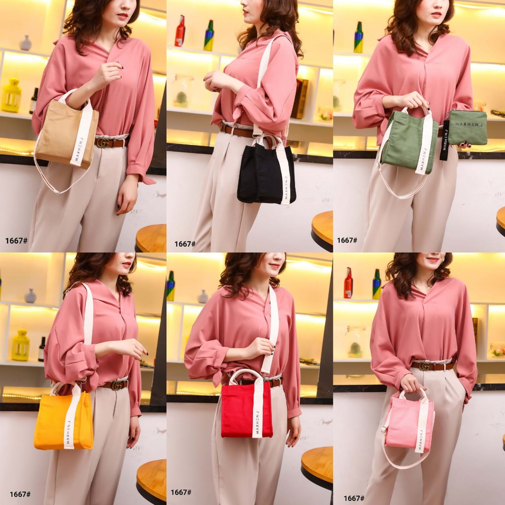 TAS WANITA-TAS IMPORT-MARHEN.J Ricky Mini set Tinny Pouch 1667/M3301