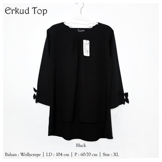 OLYMPIA TOP  BAJU  ATASAN BLOUSE WANITA LENGAN  PANJANG  