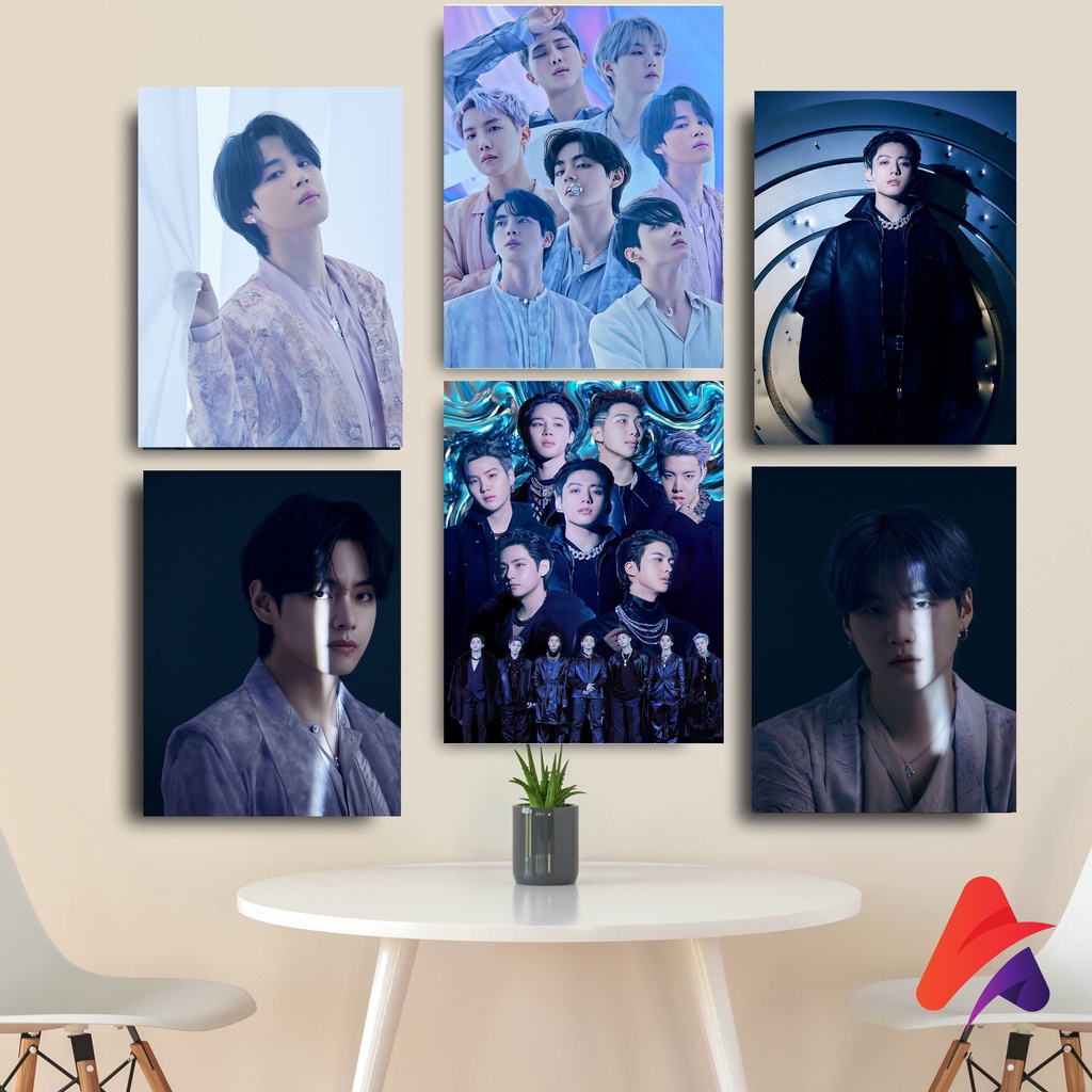 HIASAN DINDING BTS PROOF KPOP BTS PROOF WALLDECOR PAJANGAN POSTER HIASAN KAMAR DEKORASI KAYU KPOP