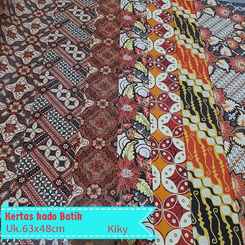 

Kertas Kado Batik Kiky / Kertas Bungkus Kado / Kertas Kado Ulang Tahun merk Kiky