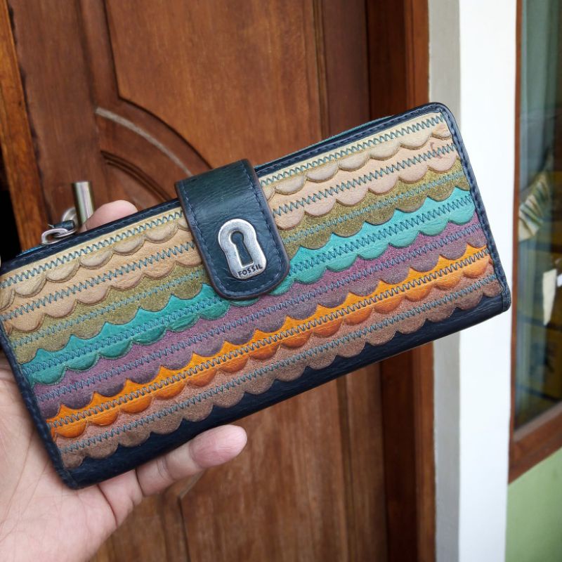 Preloved PL second aeken belas DOMPET FOSSIL