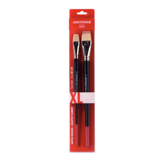 

TALENS Amsterdam Acrylic Brushes Set Series 600 XL (No.18-24)