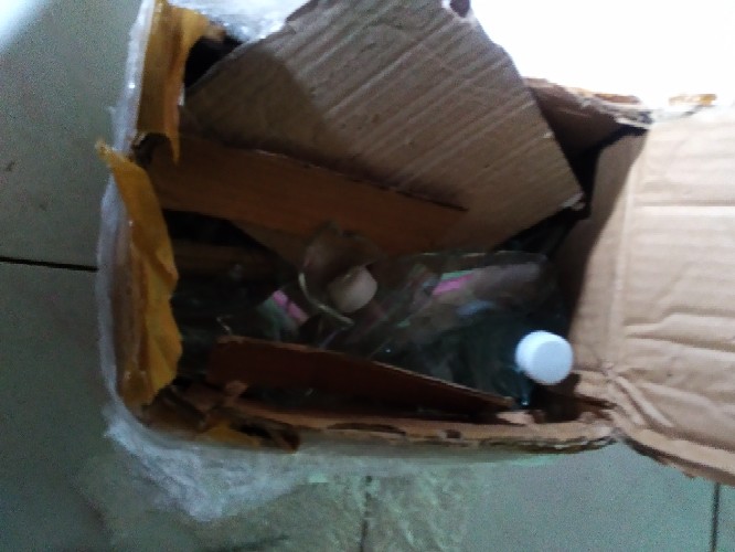 Botol Kaca 460ml Ex Marjan Bersih Steril Siap Pakai Wadah Madu Jamu Sabun