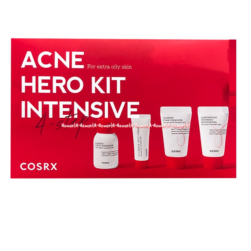 Cosrx Acne Hero Kit Intensive Perawatan Muka Wajah Berjerawat 1set