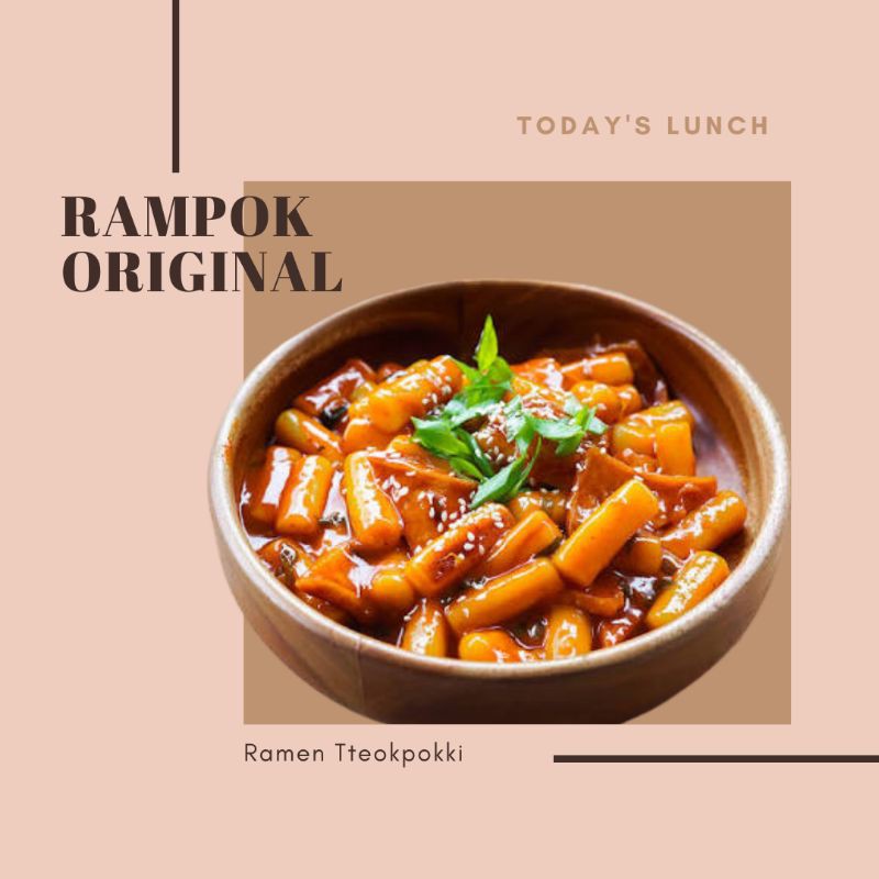 RAMPOK(RAMEN TTEOKPOKKI /TTEOKBOKKI /TOPOKI /TOBOKI)