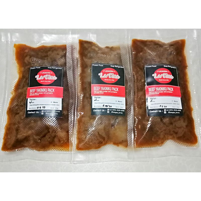 

Beef Yakiniku Frozen Pack