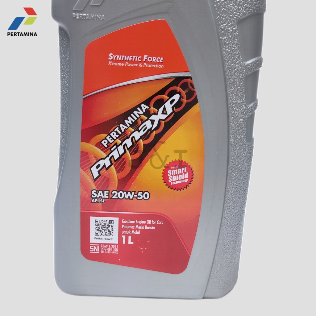 Oli Pertamina PrimaXP API SL SAE 20W-50 1 Liter