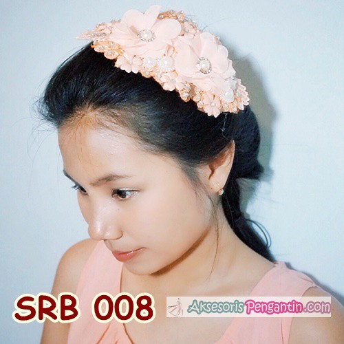 [BISA COD] SIRKAM BROKAT BUNGA ASESORIS RAMBUT PESTA WANITA MODERN SRB008