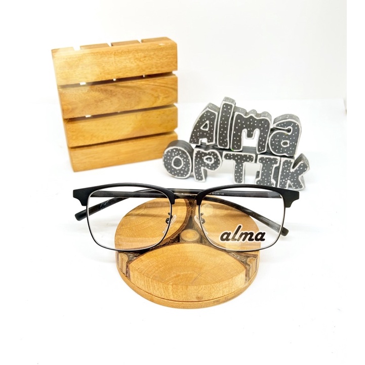 kacamata bisa dengan lensa BLUESACROMIC, BLUECROMIC, BLUERAY, PHOTOCROMIC, BLUESATIN | optik alma