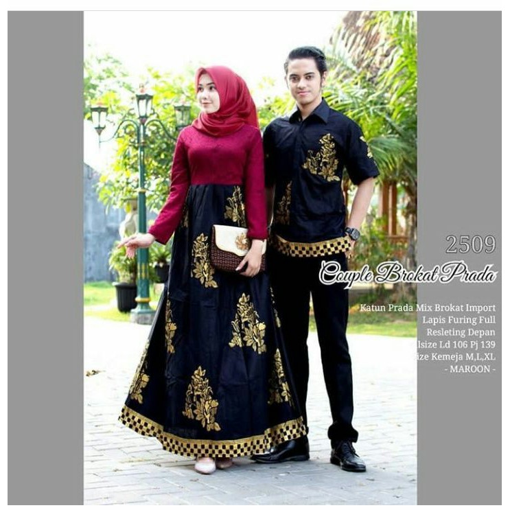 GROSIR BATIK COUPLE BROKAT PRADA