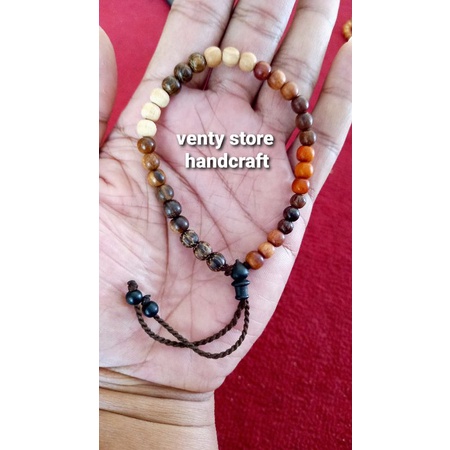 Gelang kombinasi 11 kayu gelang gabungan gelang kayu asli gelang kayu secang gelang gaharu gelang as