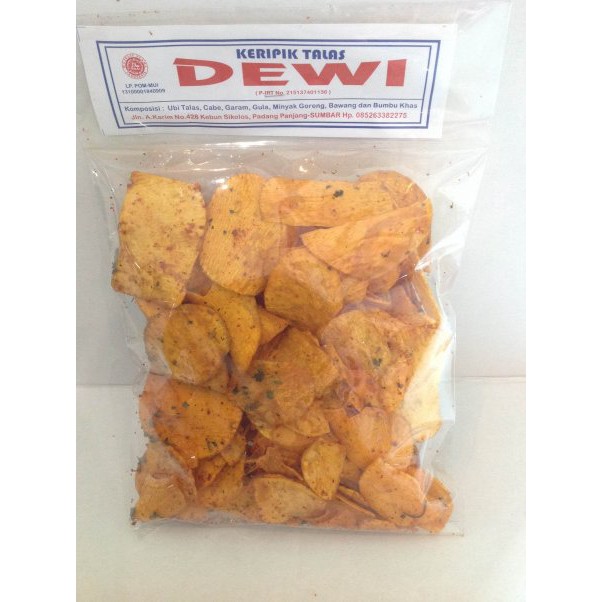 

Keripik Talas Bumbu Kuning Balado Dewi - Asli Padang