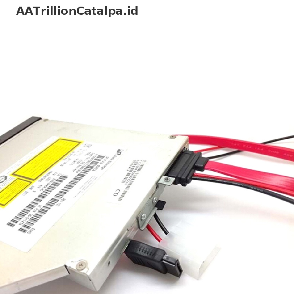 (AATrillionCatalpa) Kabel power SATA 7 + 6 Pin slimline Untuk DVD + RW Drive PC