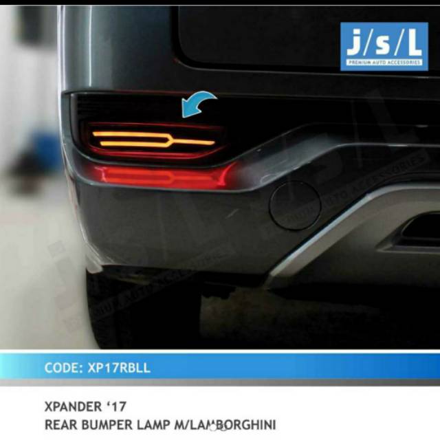 Lampu LED reflektor Xpander model lamborghini jsl