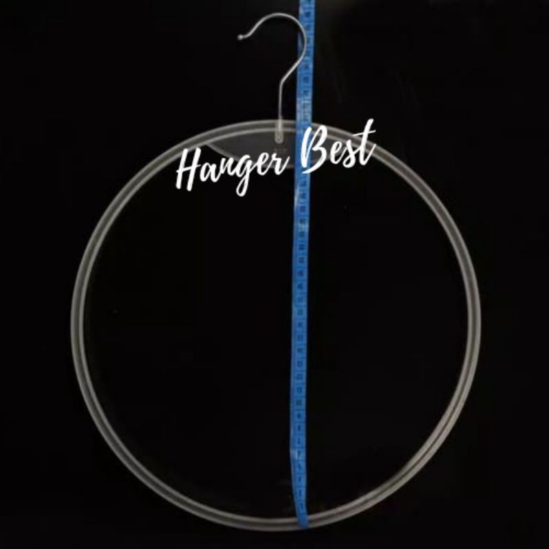 Hanger CD Bulat Lingkaran Gantungan Display Hijab Jilbab Khimar (1 lusin)